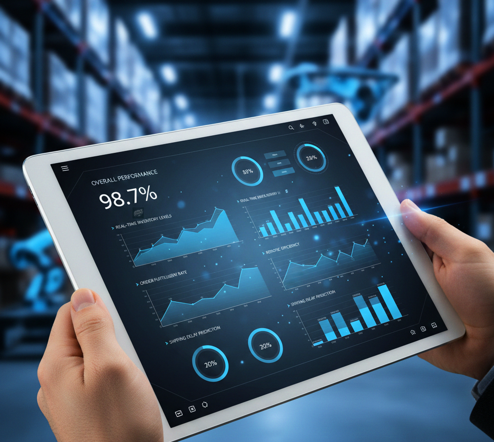 Panel de control que visualiza indicadores clave de alfabetización financiera corporativa